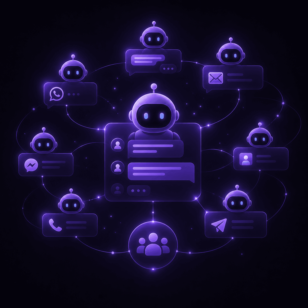 Сеть ИИ-агентов JU BIX AI